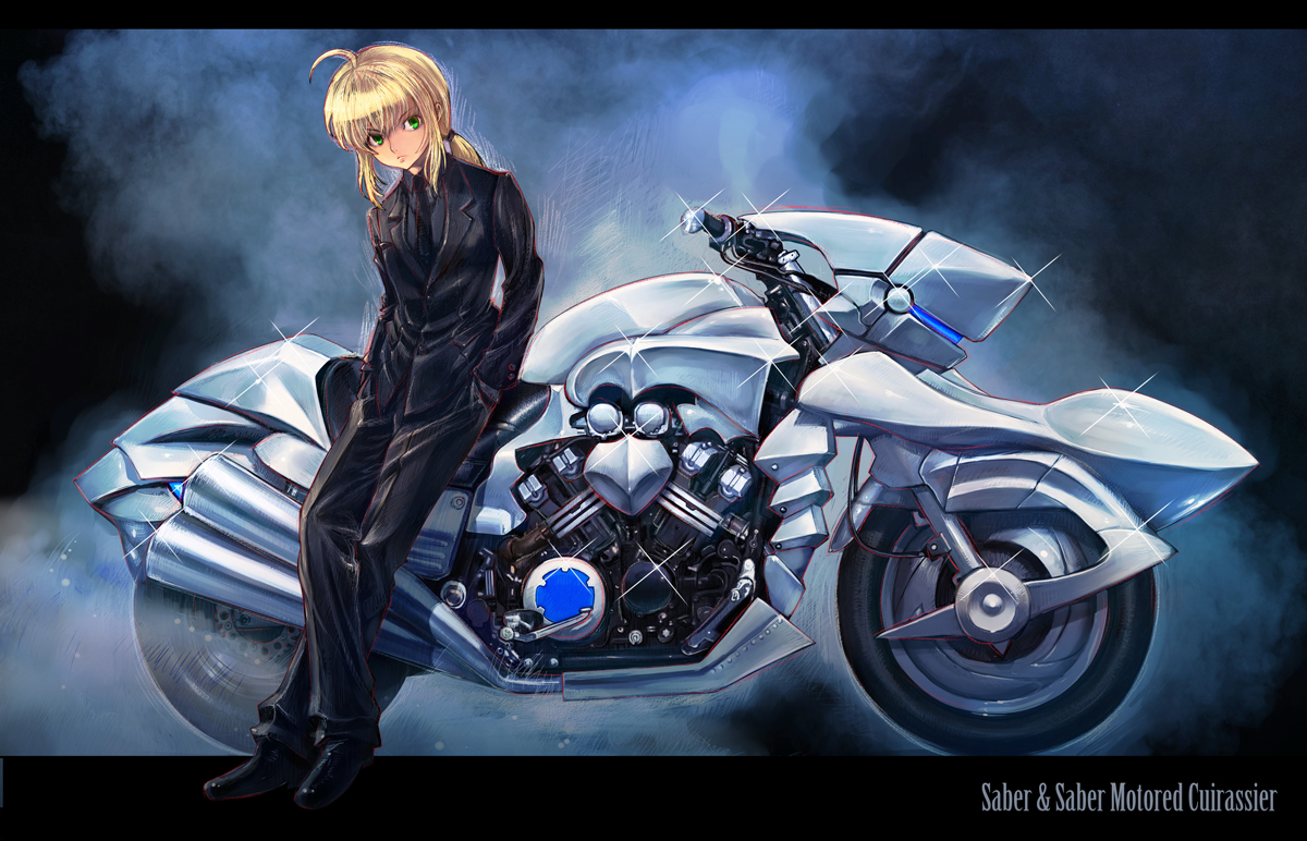 saber motorcycle figure